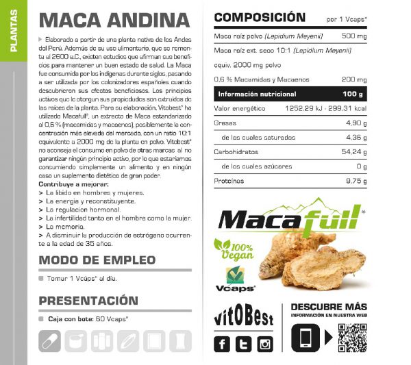 MACA ANDINA 2500 60CP - Imagen 2