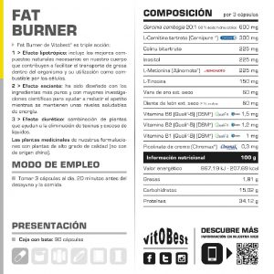 FAT BURNER VITOVEST 90CP