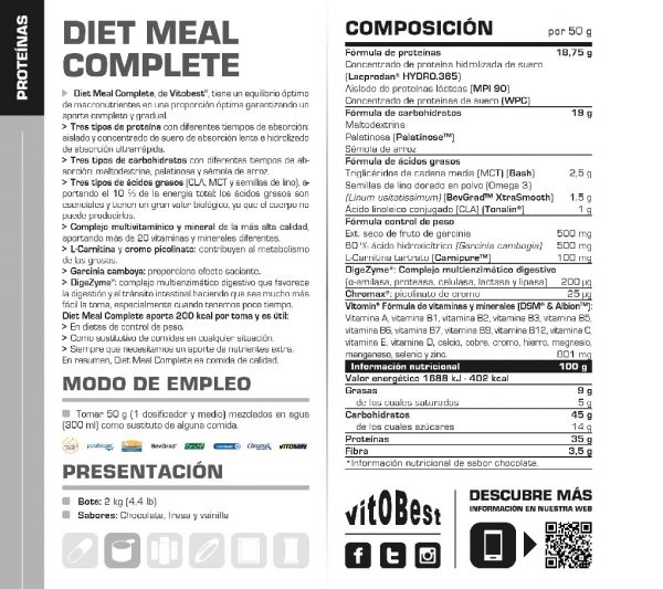 DIET MEAL FRESA 1K - Imagen 2