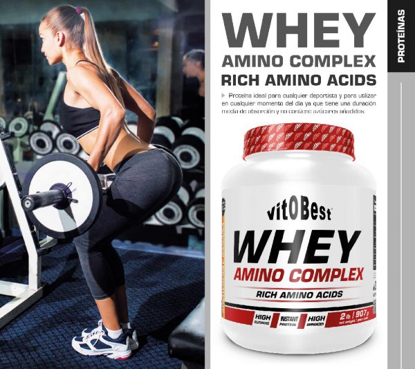 WHEY AMINO COMPLEX FRESA PLATANO 2K - Imagen 3