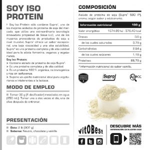 SOY ISO PROTEIN CHOCOLATE 1K