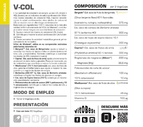 V-COL 60CAP - Imagen 2