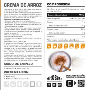 CREMA DE ARROZ CHOCOLATE 600GR