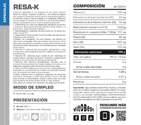 RESA-K MARACUYA 330ML - Imagen 2