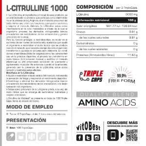 L-CITRULLINE 100CP