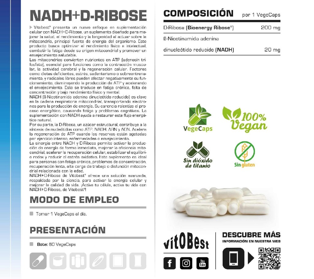 NADH 60CP - Imagen 2
